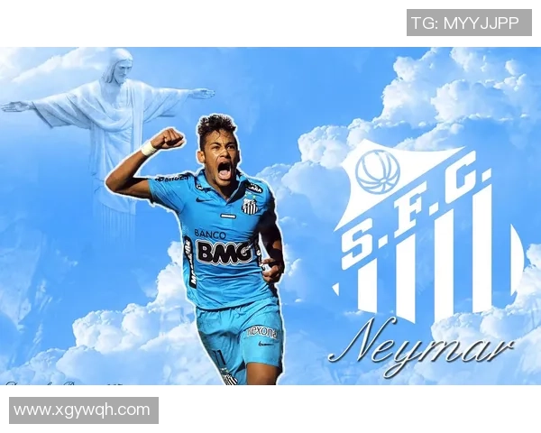 足球明星内马尔的油画艺术魅力与球场风采的完美结合