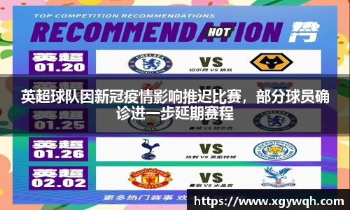 英超球队因新冠疫情影响推迟比赛，部分球员确诊进一步延期赛程